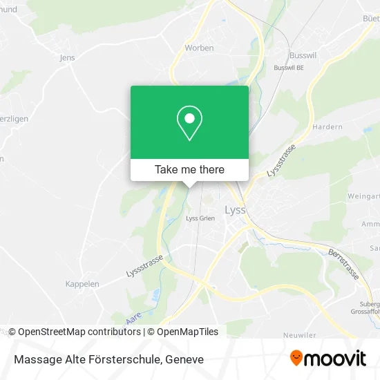Massage Alte Försterschule map