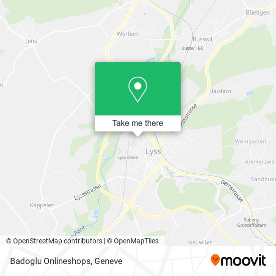 Badoglu Onlineshops map