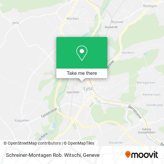 Schreiner-Montagen Rob. Witschi map