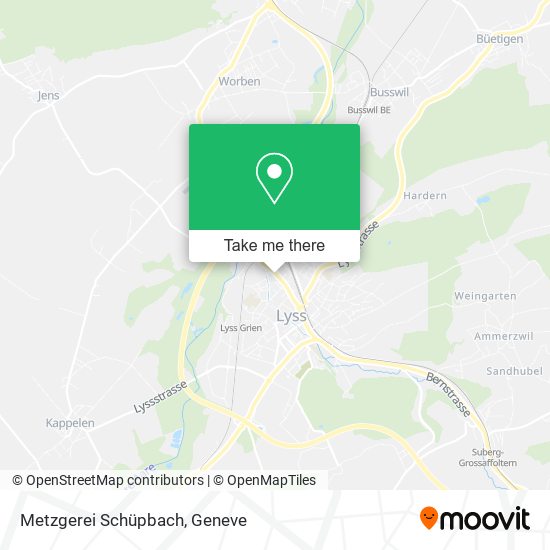 Metzgerei Schüpbach map