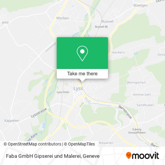 Faba GmbH Gipserei und Malerei map