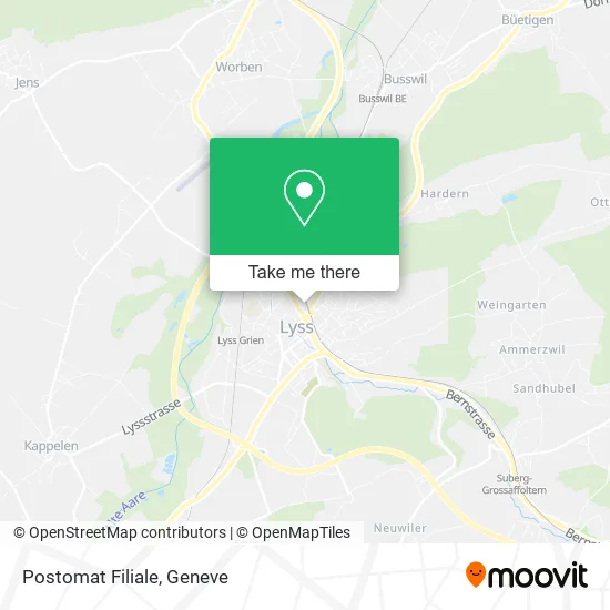 Postomat Filiale map