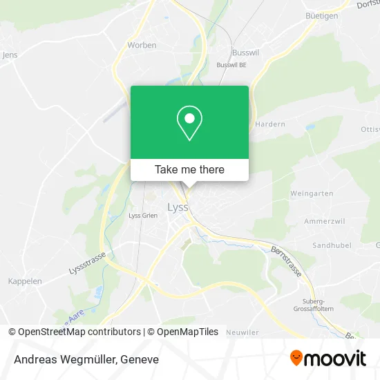 Andreas Wegmüller map