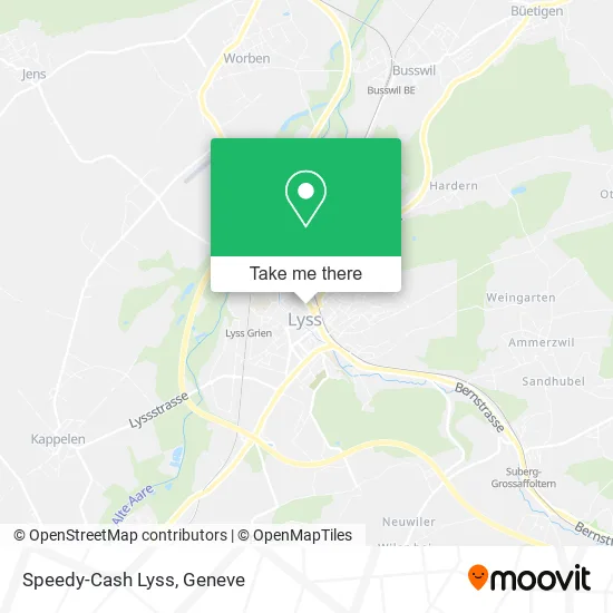 Speedy-Cash Lyss map