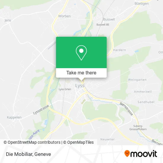 Die Mobiliar map