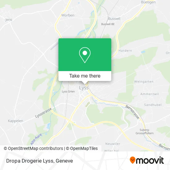 Dropa Drogerie Lyss map