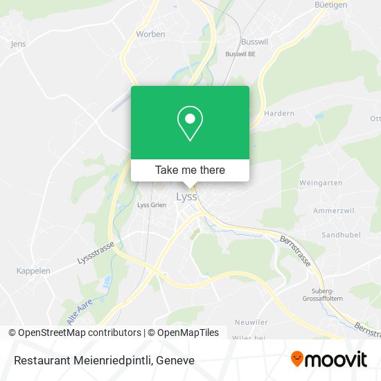 Restaurant Meienriedpintli map