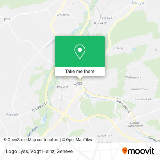 Logo Lyss, Vogt Heinz map