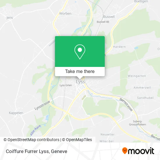 Coiffure Furrer Lyss map