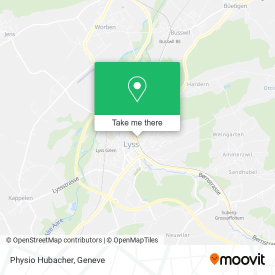 Physio Hubacher map