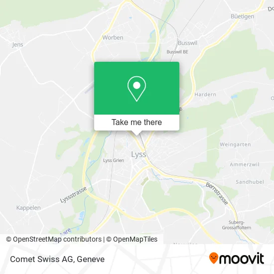 Comet Swiss AG map