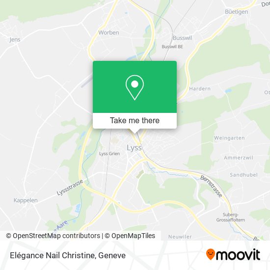 Elégance Nail Christine map