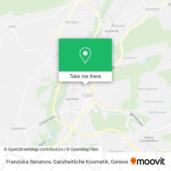 Franziska Senatore, Ganzheitliche Kosmetik map