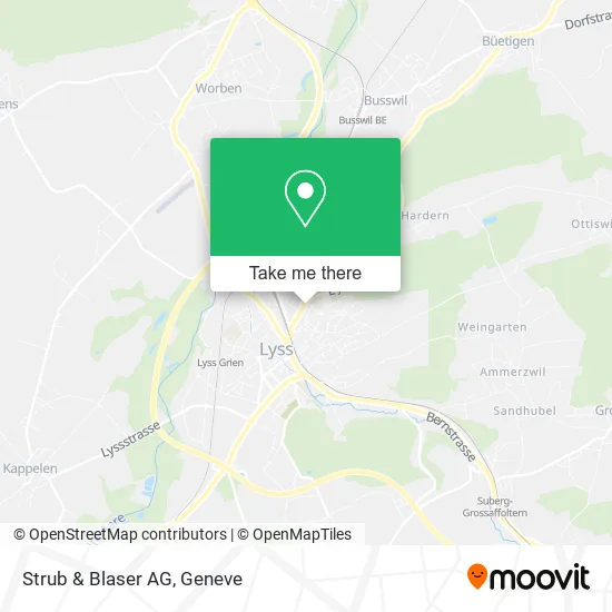 Strub & Blaser AG map