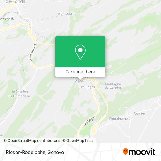 Riesen-Rodelbahn map