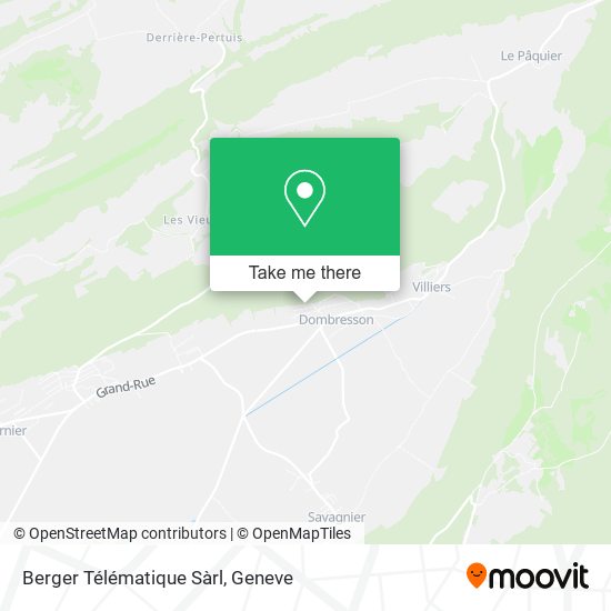 Berger Télématique Sàrl map