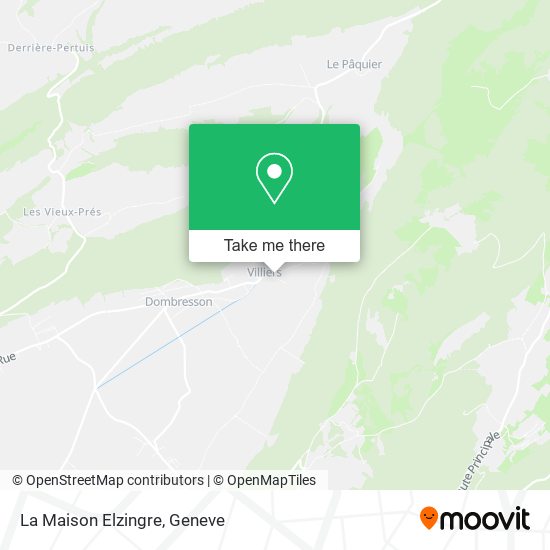 La Maison Elzingre map