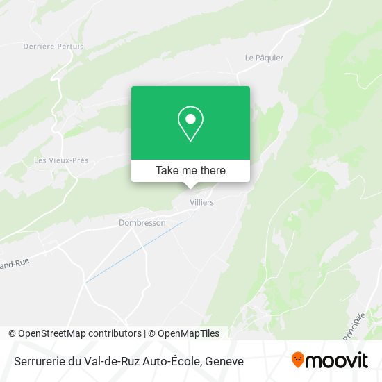 Serrurerie du Val-de-Ruz Auto-École map