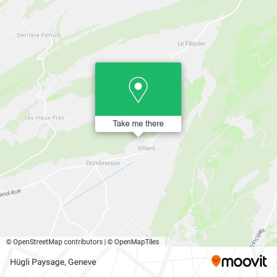 Hügli Paysage map