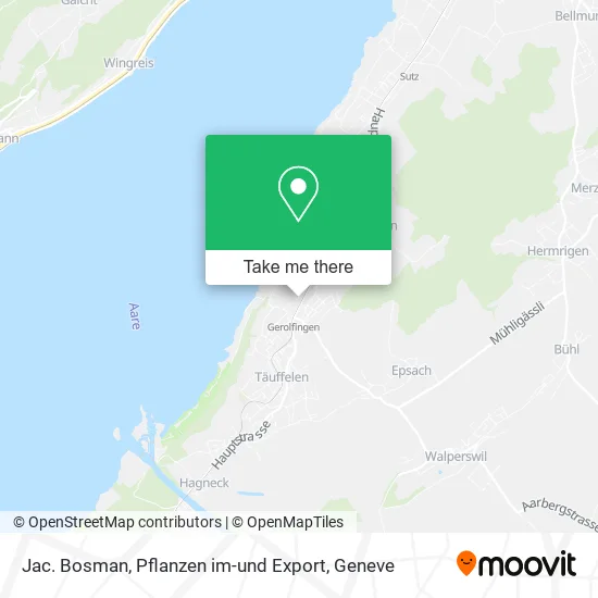Jac. Bosman, Pflanzen im-und Export map
