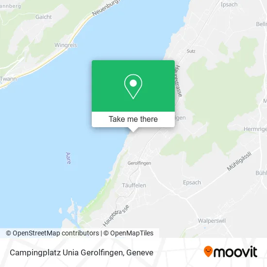 Campingplatz Unia Gerolfingen map