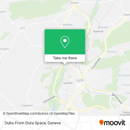 Dubs From Outa Space map