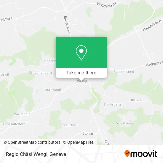 Regio Chäsi Wengi map