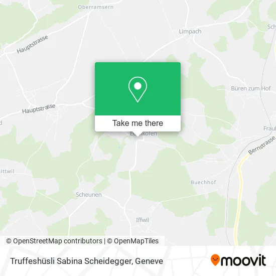 Truffeshüsli Sabina Scheidegger map