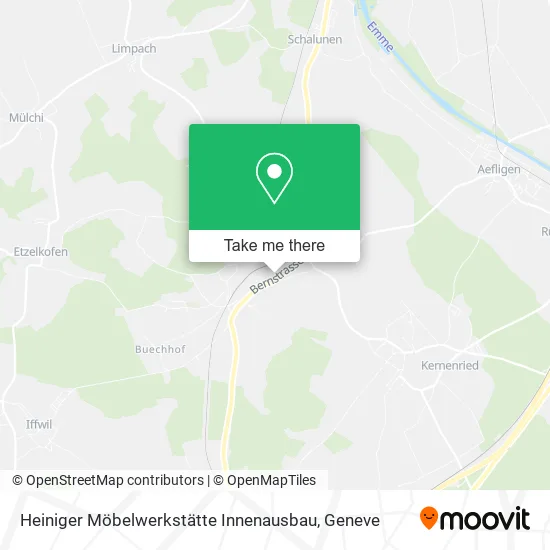 Heiniger Möbelwerkstätte Innenausbau map