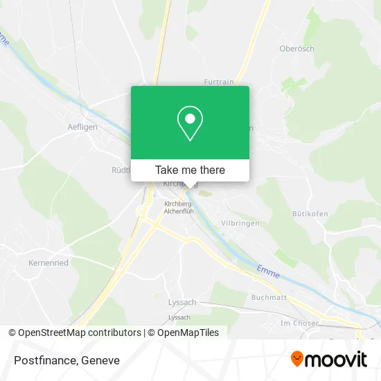 Postfinance map