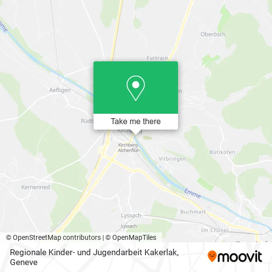 Regionale Kinder- und Jugendarbeit Kakerlak map