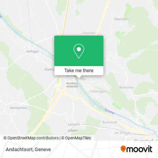Andachtsort map