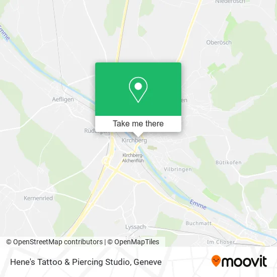 Hene's Tattoo & Piercing Studio plan