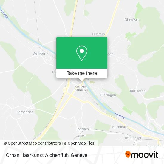 Orhan Haarkunst Alchenflüh map
