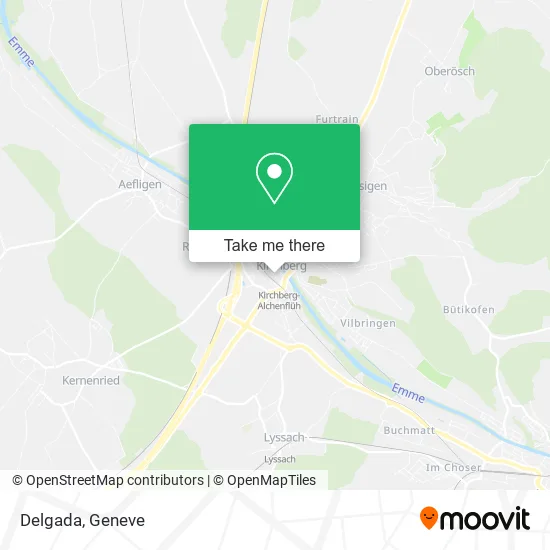 Delgada map