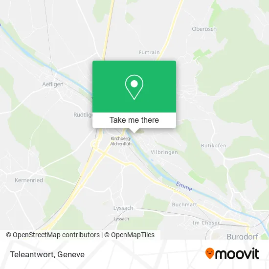 Teleantwort map