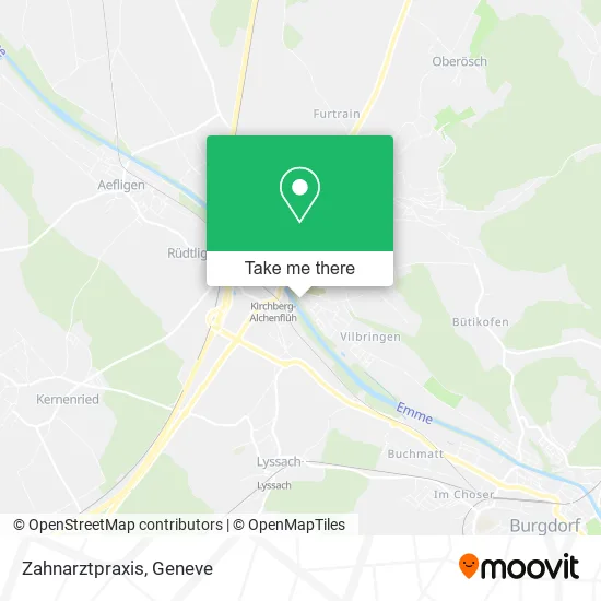 Zahnarztpraxis map