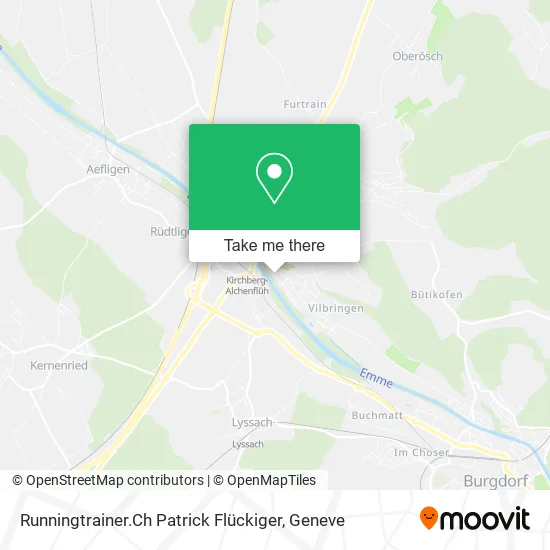Runningtrainer.Ch Patrick Flückiger map
