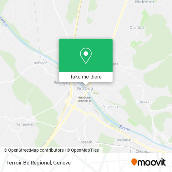 Terroir Be Regional map
