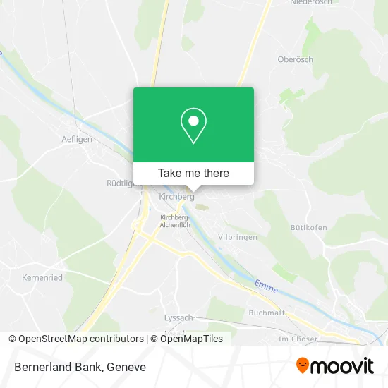 Bernerland Bank map