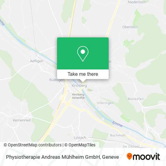 Physiotherapie Andreas Mühlheim GmbH map