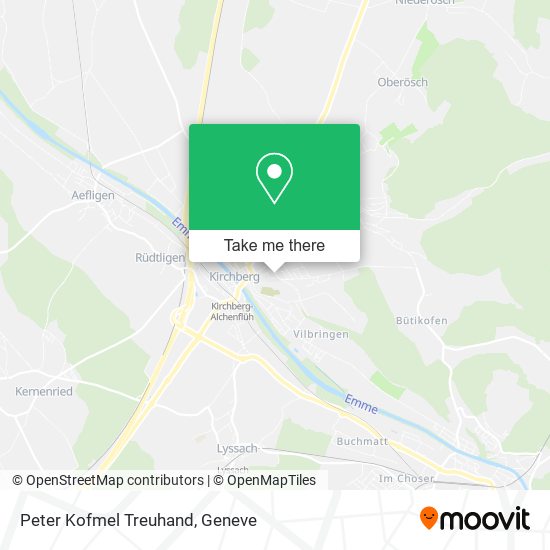 Peter Kofmel Treuhand map