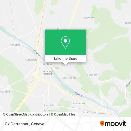 Oz Gartenbau map