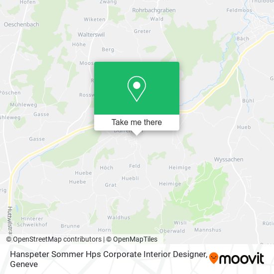 Hanspeter Sommer Hps Corporate Interior Designer map