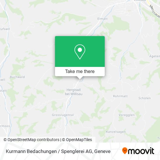 Kurmann Bedachungen / Spenglerei AG map