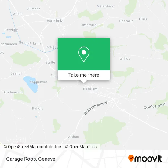 Garage Roos map