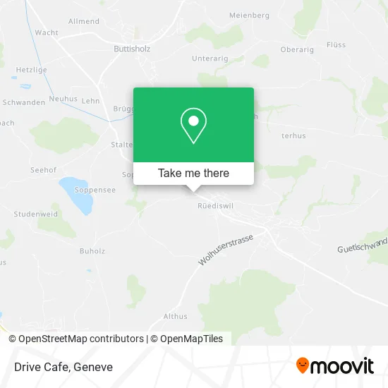 Drive Cafe map
