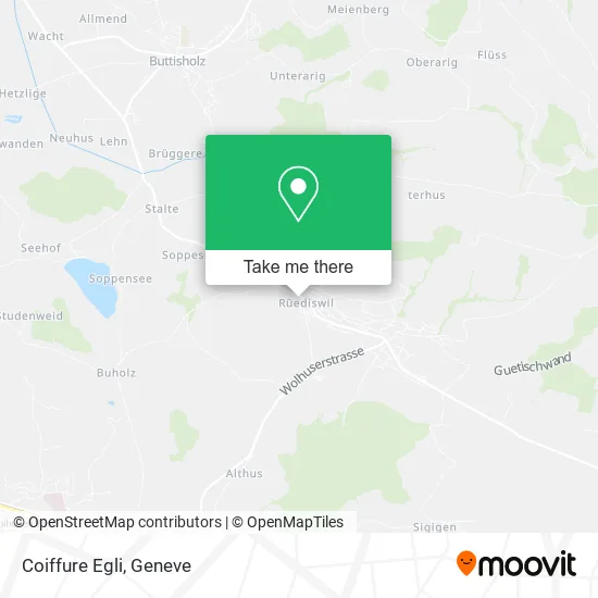 Coiffure Egli map