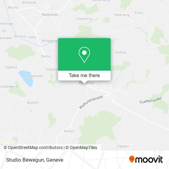 Studio Bewegun map