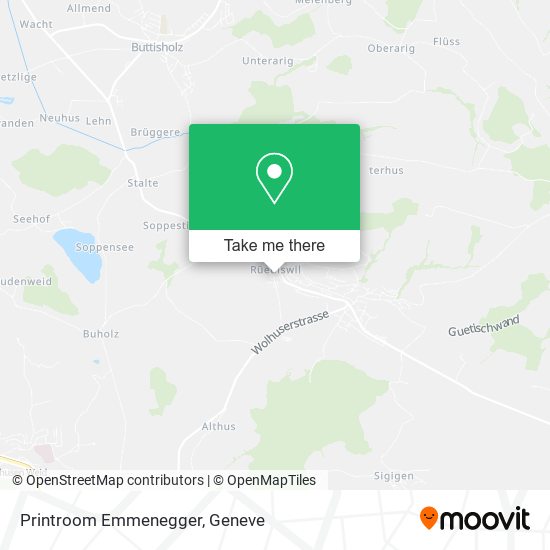 Printroom Emmenegger map
